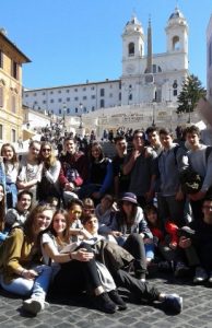 foto a trinità dei monti 3G - studenti di Aachen